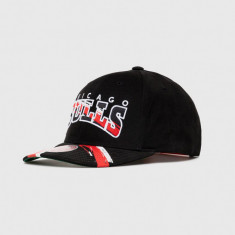 Mitchell&Ness șapcă de baseball din bumbac CHICAGO BULLS culoarea negru, cu imprimeu