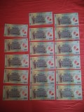 Lot 17 și Lot 10 Bancnote 100 Leu 2005 &ndash; Serii Consecutive (B4333802 - B4333818 și B4333824 - B4333833 ) &ndash; Stare UNC (Necirculate)