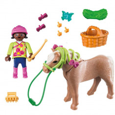 Playmobil Special Plus– Figurina fetita cu ponei (PM70060)