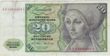 GERMANIA 20 MARCI MARK 1970 uzata