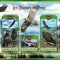GABON 2023 - Pasari de prada/ set complet -colite+bloc (3 img.)
