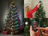 Cumpara ieftin Instalatie Brad LED Tree Dazzler cu Telecomanda, 64 Lumini, 16 Culori, Jocuri Lumini, Montare Usoara, BulbHead
