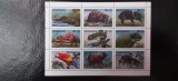 Nicaragua-Fauna diversa-serie completa nestampilate MNH (C1)