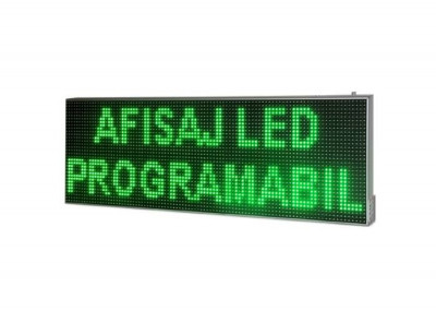 Panou Led de Exterior Programabil/Reclama Luminoasa 200x40 VERDE foto