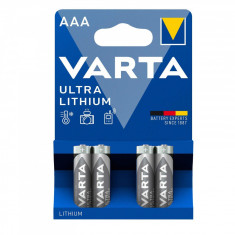 Baterii Varta Ultra Lithium R3 AAA 4buc/blister