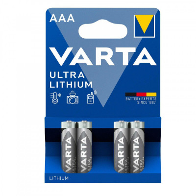 Baterii Varta Ultra Lithium R3 AAA 4buc/blister foto