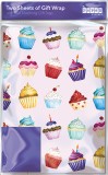 Hartie de impachetat - Cupcakes Wrap &amp; Tag | Great British Card Company