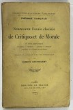 Nouveaux Essais choisis de Critique et de Morale de Thomas Carlyle 1909