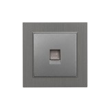 Priză Nova UTP RJ-45 cu cadru gri