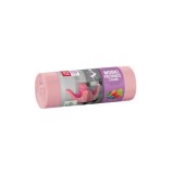 Cumpara ieftin Sac menajer hdld cu urechi, parfum fructe 35 l, 20 buc - roz (sp)-037636 DSH 490910