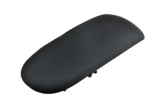 Capac cotiera cu buton Mini Cooper 2002-, Negru, Material:Piele Eco, NTY EZC-BM-081 foto