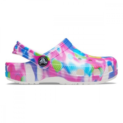 Saboti Crocs Classic Classic Solarized Clog Kids Multicolor - Pink/White foto