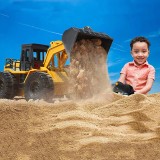Buldozer cu telecomanda lumina led tractiune 4x4 rotire 360 grade reincarcabil usb