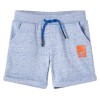 Pantaloni scurți pentru copii cu șnur, albastru melanj, 92 12194, vidaXL