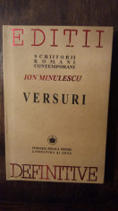 ION MINULESCU- VERSURI foto