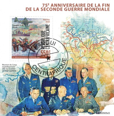 AFRICA CENTRALA 2020 - Istorie, Razboi WW2 aniversari/ colita foto
