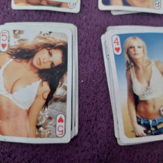 set carti de joc femei modele vedete sexy anii '90,vedete si modele sexy in voga