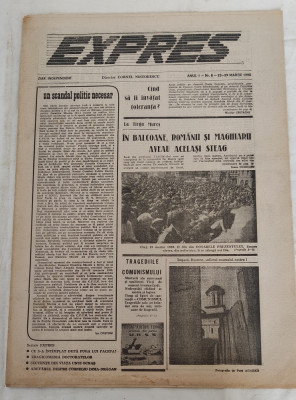 Ziarul EXPRES (23-29 martie 1990) Anul 1, nr. 8 foto