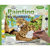 Pictura pe numere juniori - Leopard, Jad