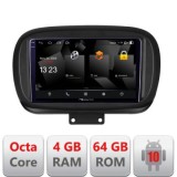 Navigatie Fiat 500 2014- 5510-539 Android Octa Core 720p 4+64 DSP 360 camera carplay android auto CarStore Technology