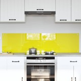 Cumpara ieftin Spate de bucătărie 2 pcs Galben 80 x 40 cm sticlă securizată