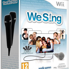 Joc Wii WE SING + 2 microfoane Nintendo Wii classic, Wii mini, Wii U