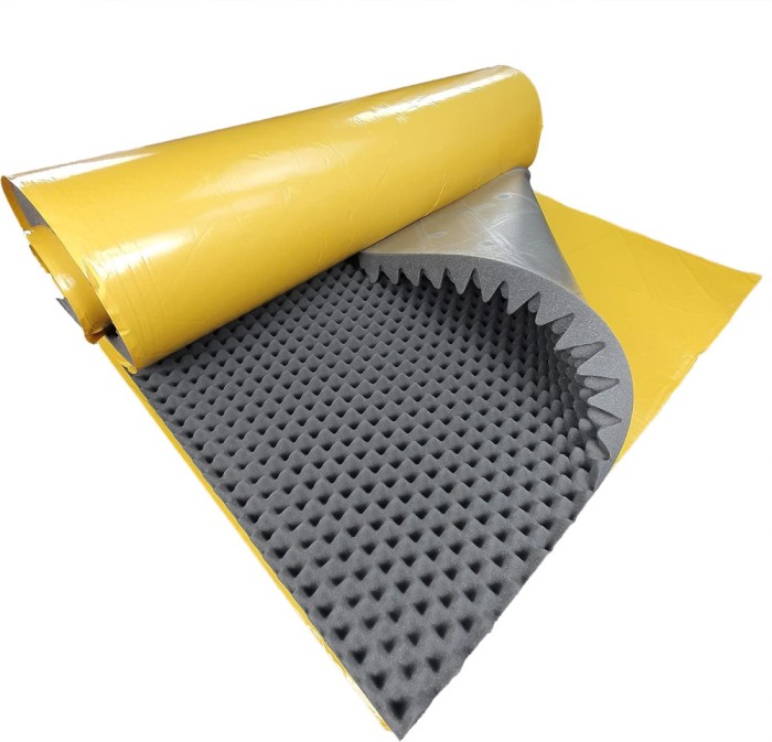 Burete Fonoabsorbant Cofrat Adezivat 200x100cm cu Grosime 5 cm izolatie acustica