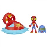Set de joaca - Spidey And His Amazing Friends Web-Spinners - Spidey with Hover Spinner | Hasbro