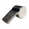 Fluier metalic IdeallStore&reg;, bila, argintie