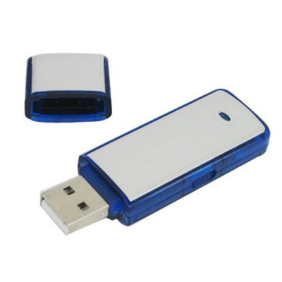 Memorie USB Spion Techstar&amp;reg; U-Disk B1, 8GB, Microfon Integrat, Inregistrare Automata, Acumulator, Alimentare USB foto