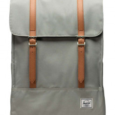 Herschel rucsac Survey Backpack culoarea verde, mare, neted