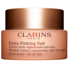 Clarins Extra-Firming Night cremă de noapte pentru fermitate și anti-ridr pentru tenul uscat 50 ml