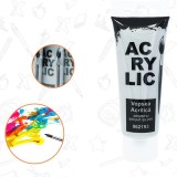Vopsea Acrilica Argintie Idei, 75ml, Rezistenta la Lumina, Uscare Rapida, Vascozitate Ridicata, Aplicare Multipla