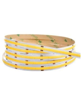 Banda led COB rola 5 metri, alb rece 6000k 320 LED/metru 12V DC foto