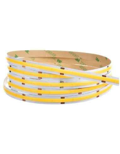 Banda led COB rola 5 metri, alb rece 6000k 320 LED/metru 12V DC