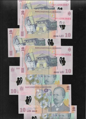 10 lei 2018 (2023) unc pret pe bucata foto