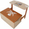 Mobilier Copii Fun 2 in 1 pentru depozitare jucarii Brown Pirate