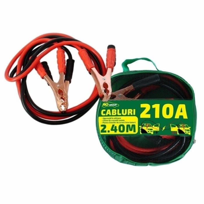 Cabluri transfer curent baterii RoGroup, 210 A, 2.4 m Cabluri transfer curent baterii RoGroup, 210 A, 2.4 m
