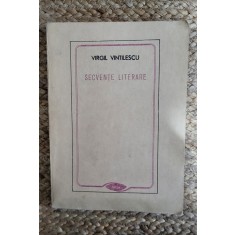 Secvențe literare- Virgil Vintilescu