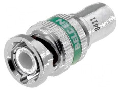 Conector BNC mufă tată blocată cu piuliță 75&Omega; RG6