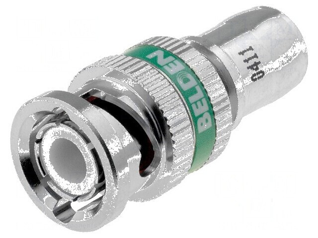 Conector BNC mufă tată blocată cu piuliță 75&Omega; RG6