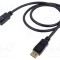 Cablu DisplayPort Goobay 1m negru, mufă DisplayPort, 8K, HDCP 2.2, certificat VESA