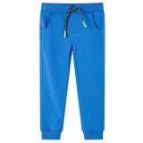 Pantaloni de trening pentru copii, albastru, 116 GartenMobel Dekor, vidaXL