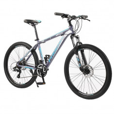 Bicicleta mountain bike, cadru aluminiu, roti 26 inch, 21 viteze, schimbator shimano, suspensii pe furca, frane pe disc, phoenix foto