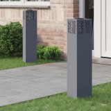 vidaXL Lumină LED Solară pentru Alei Herringbone 2 pcs Antracit 879732