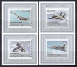 Mozambic 2009 - Istoria aviației - Avioane supersonice, 4 Colite de LUX, MNH