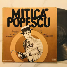 Disc Vinil MITICĂ POPESCU – Musical De NICU ALIFANTIS – Camil Petrescu, NM