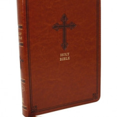 Kjv, Thinline Bible, Large Print, Leathersoft, Brown, Red Letter Edition, Comfort Print