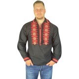 Bluza tip ie barbati RB24, negru/rosu , marimea L