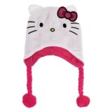 Caciula Hello Kitty cu Pompon și Captuseală de Iarnă, CMCLASS